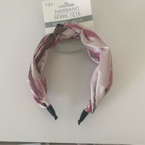 Pink and Brown Knot Head Band Hair Accessory